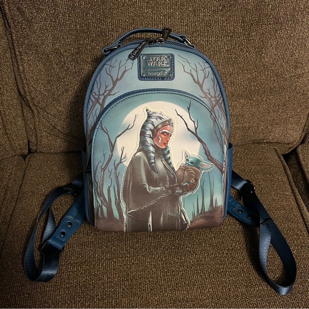 Loungefly Disney Star Wars The Mandalorian Ahsoka And Grogu Mini Backpack